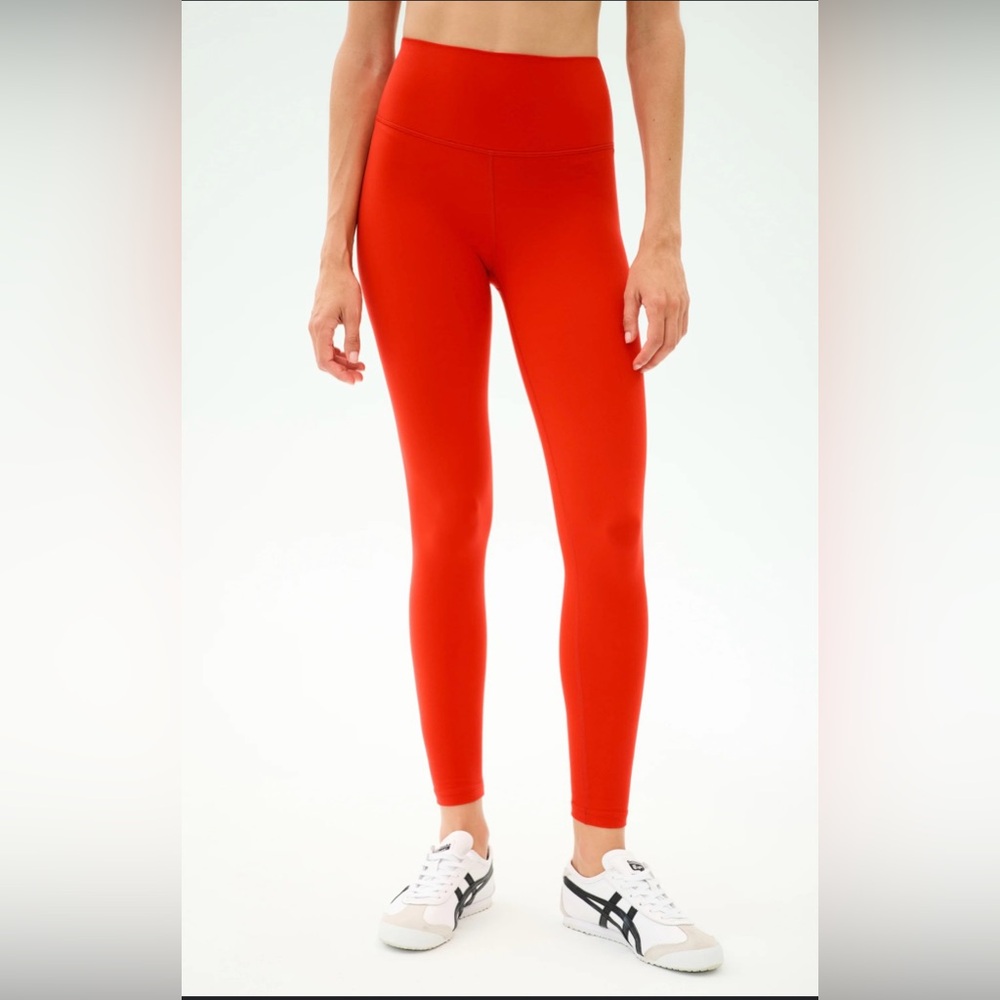 Splits59 SPRINT HIGH WAIST RIGOR 7/8 size XS in Lotus Red